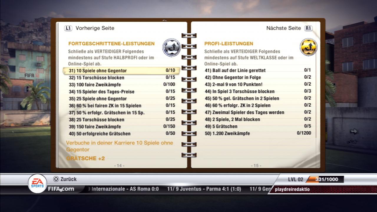 [29/09/2011] FIFA 12 - Leistungen - Virtual Pro - Defensive Teil 3