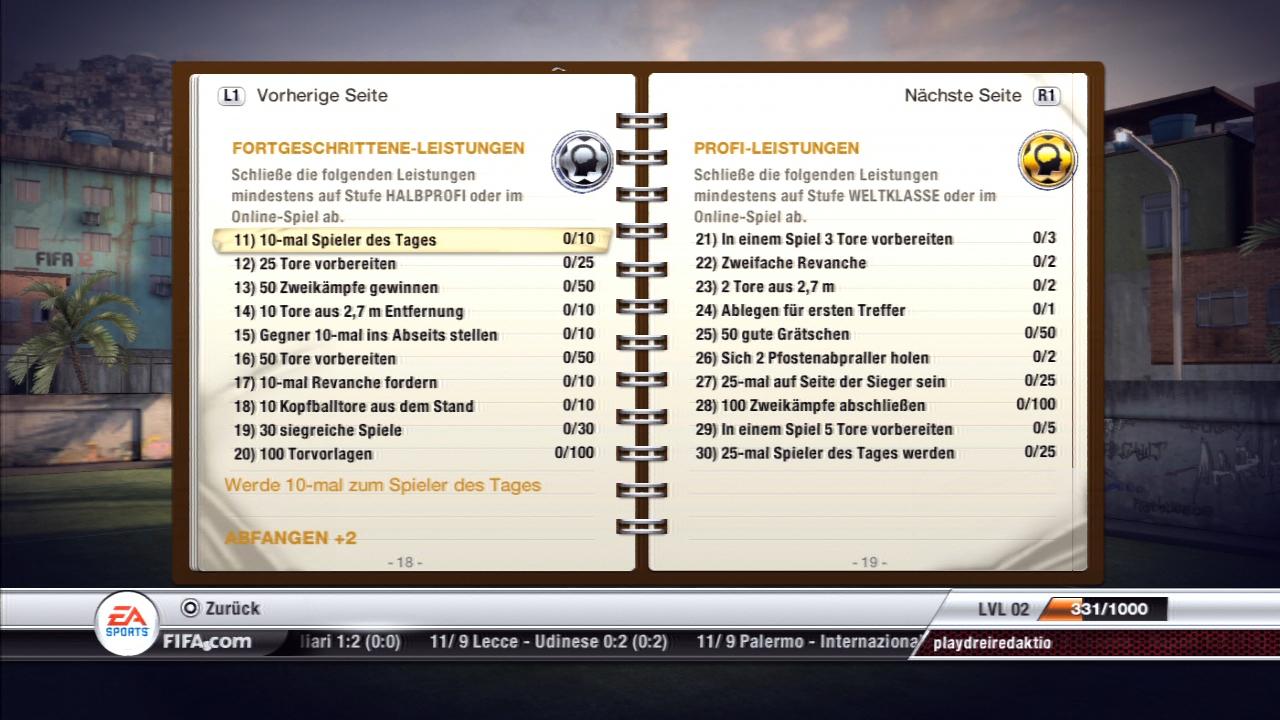 [29/09/2011] FIFA 12 - Leistungen - Virtual Pro - Mental Teil 2