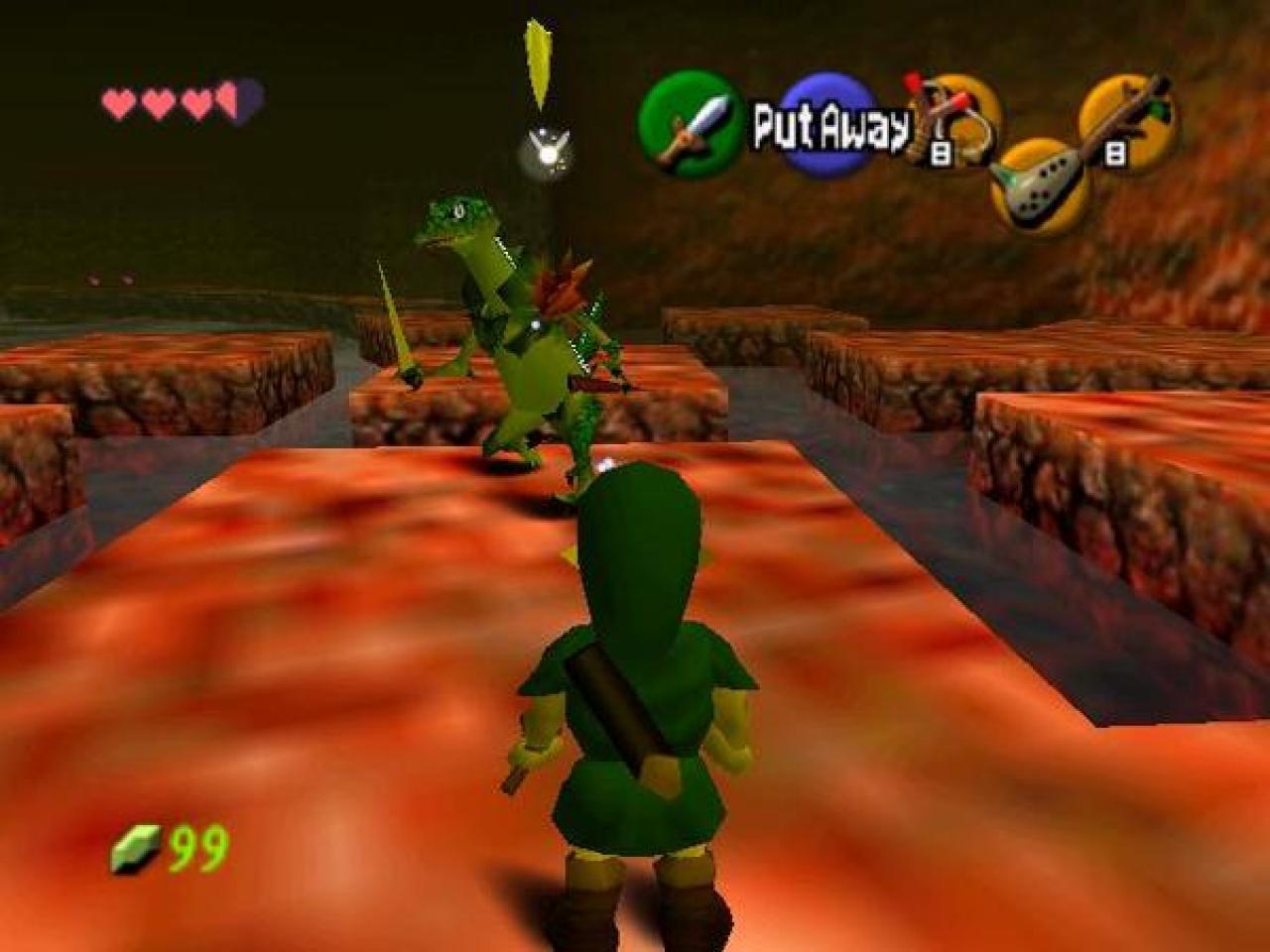 [19/10/2011] Ganondorf trat in Ocarina of Time zum ersten Mal als Widersacher auf. Ebenfalls führt der Titel das Triforce und viele bekannte Gesichter, etwa den Deka-Baum, ein. Mithilfe der namensgebenden Okarina der Zeit erschafft Prinzessin Zelda zwei parallele Zeitlinien. Ab jetzt wird's ein bisschen kompliziert!