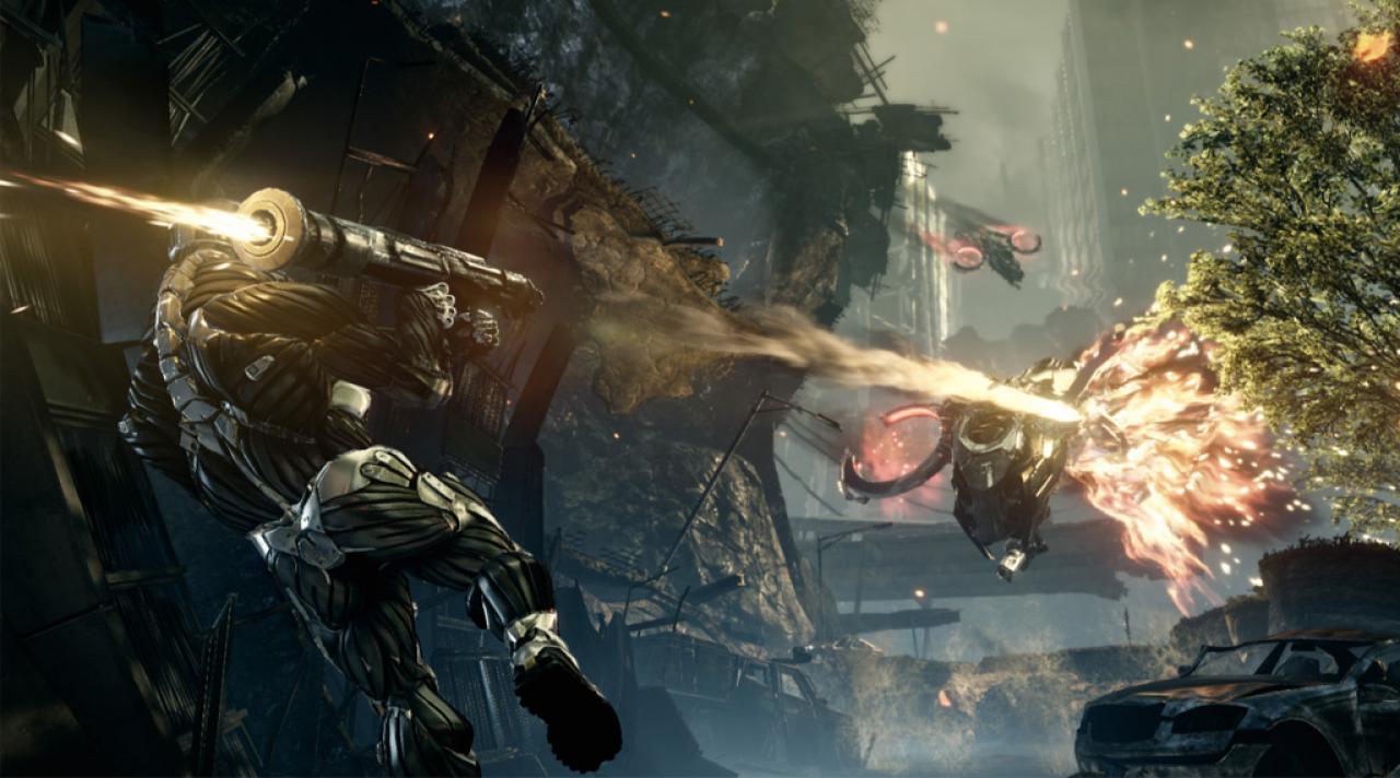 [24/11/2011] Crysis - In der Haut des Elitesoldaten Nomad kämpft ihr im ersten Teil auf einer paradieschen und weitläufigen Insel gegen Koreaner und fiese Aliens. Die Handlung von Crysis 2 siedelt hingegen in dem Großstadtdschungel New Yorks an, wo die Levelabschnitte doch ein wenig linearer sind. 