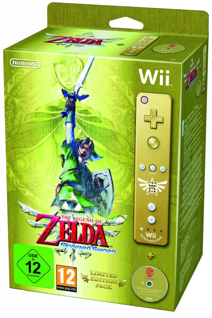 [15/11/2011] Das Limited Edition Pack wird zusätzlich mit einer goldenen Wii-Fernbedienung Plus ausgeliefert.