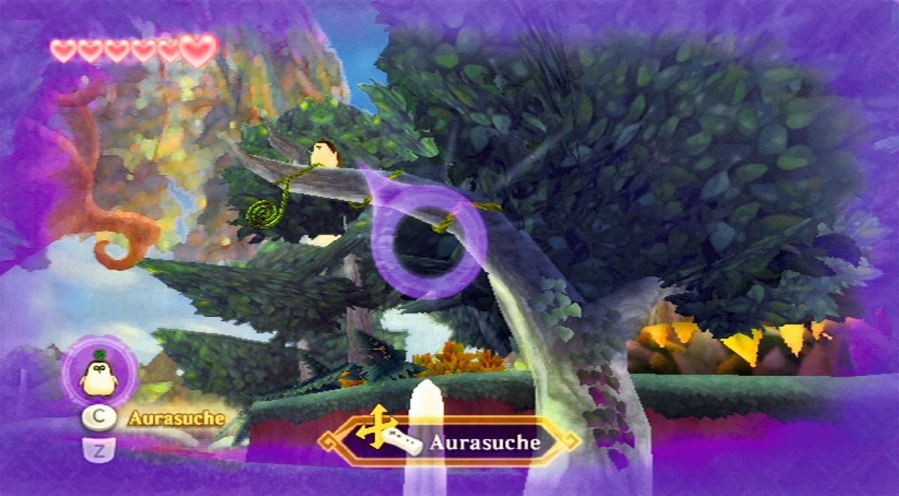 [17/11/2011] Link nutzt sein Schwert als Wünschelrute. 