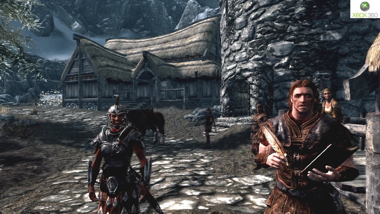 [11/11/2011] The Elder Scrolls: Skyrim - Auch bei Skyrim sollte man keinen Vergleich zur PC-Version anstellen, aber auch auf Konsolen ist das Rollenspiel grafisch atemberaubend. Die weitläufigen Landschaften und von dichten Wolken umgebenen Gebirge sehen auch auf den konsolen fantastisch aus. 
