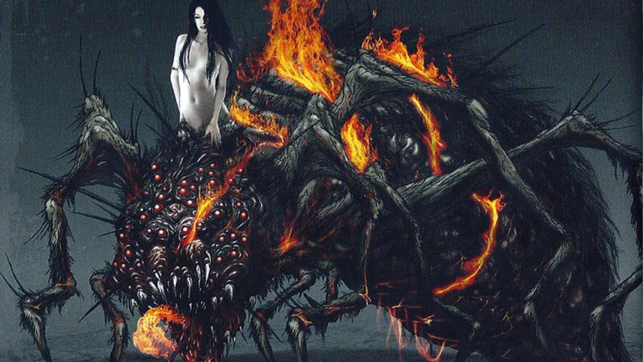 [26/01/2012] Quelaag (Dark Souls) - An diesem Bossgegner ist mit Sicherheit der ein oder andere Held verzweifelt. Die Hexe reitet auf einem spinnenähnlichen Monstrum geschwind durch die Arena und zieht mit ihrem Flammenschwert schnell alle Lebenspunkte ab. Sie selbst ist fast immun gegen Feuerangriffe.
