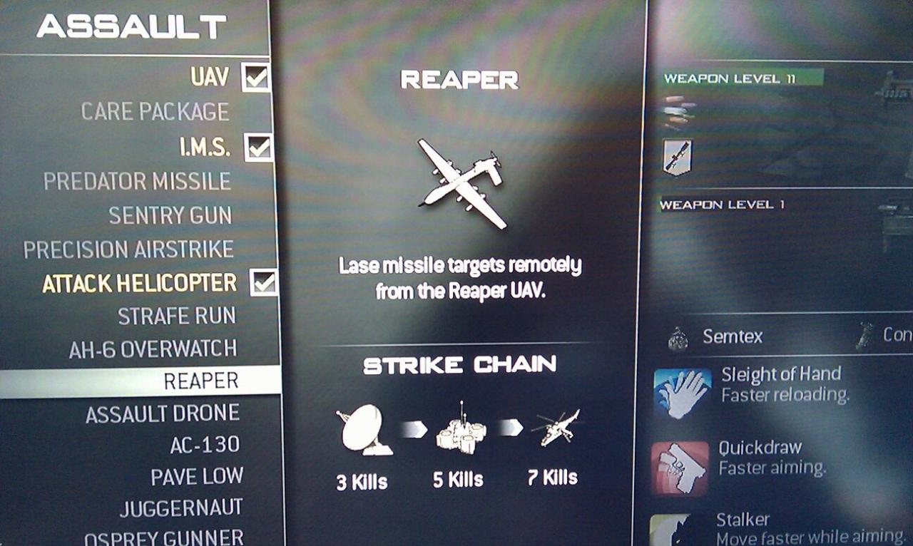 [10/01/2012] Unausgeglichenes Waffen-Balancing - Die Killstreak-Belohungen in Modern Warfare können ein Spiel ganz schön auf den Kopf stellen. Der Granatwerfer der sogenannten 