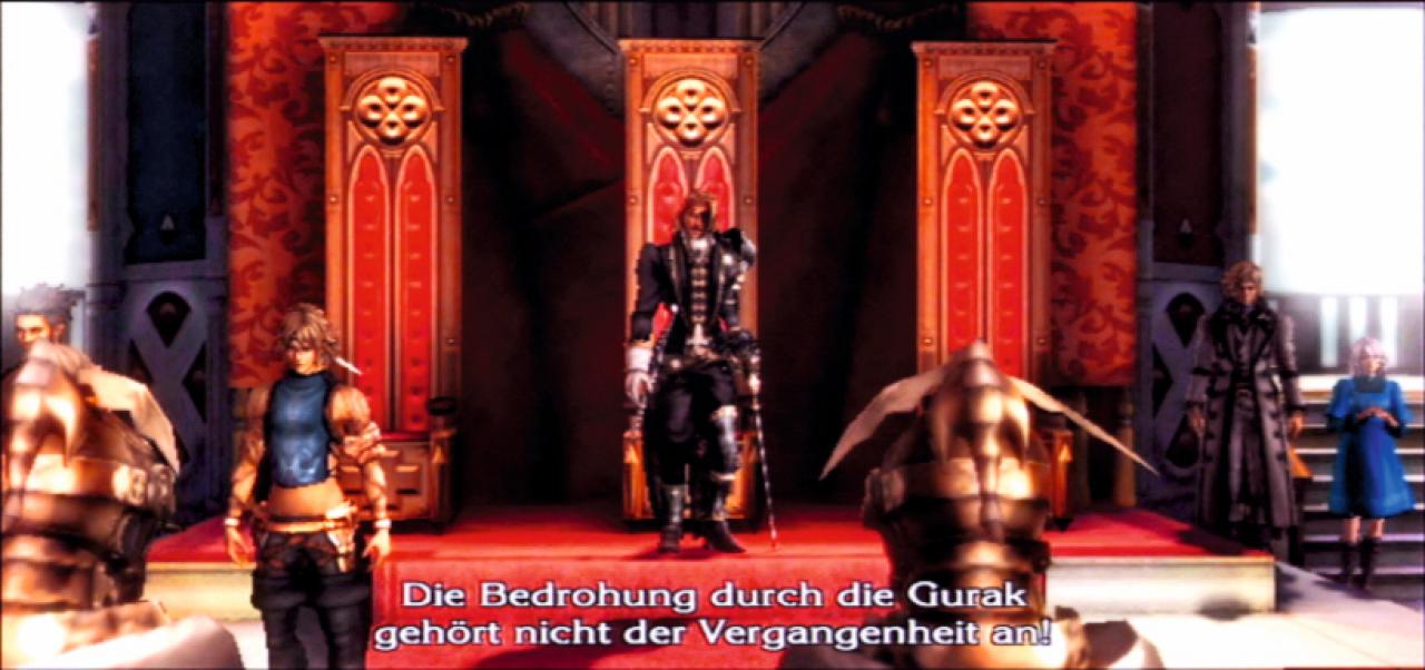 [22/02/2012] Kriegsheld: Ein feindliches Volk darf in einer typischen RPG-Handlung natürlich nicht fehlen. Damsel in Distress: Zaels Angebetete Lisa erfüllt das Klischee der liebreizenden und hilflosen Maid perfekt.