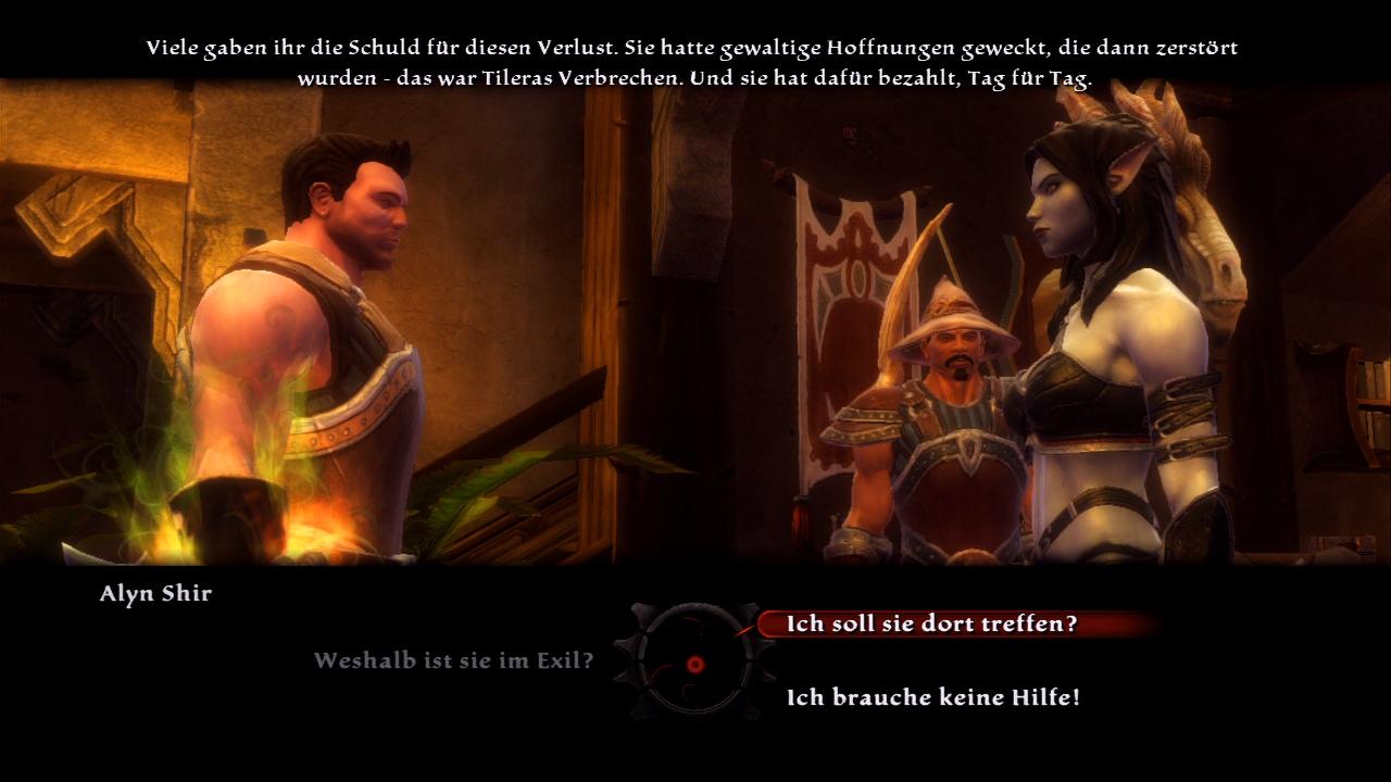 [10/02/2012] Alyn schickt uns zu Tilera, die Hilfe bei der Aktivierung der Windsteine benötigt.