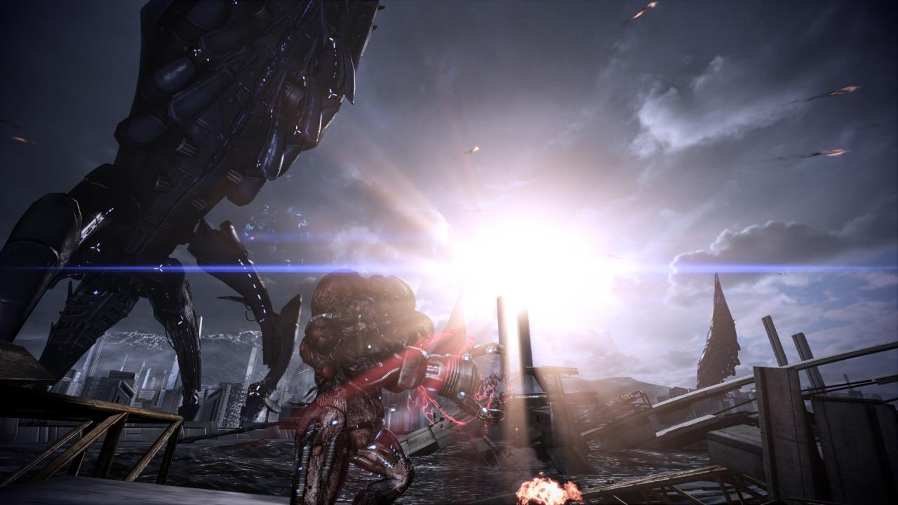 [23/03/2012] Mass Effect 3 - Die Ankunft der Flotten - Das Ende des Spiels ist kontrovers. Als jedoch die verbündeten Flotten vor der Erde eintreffen, erlebten Spieler einen eindrucksvollen Moment. - Leser-Vorschlag