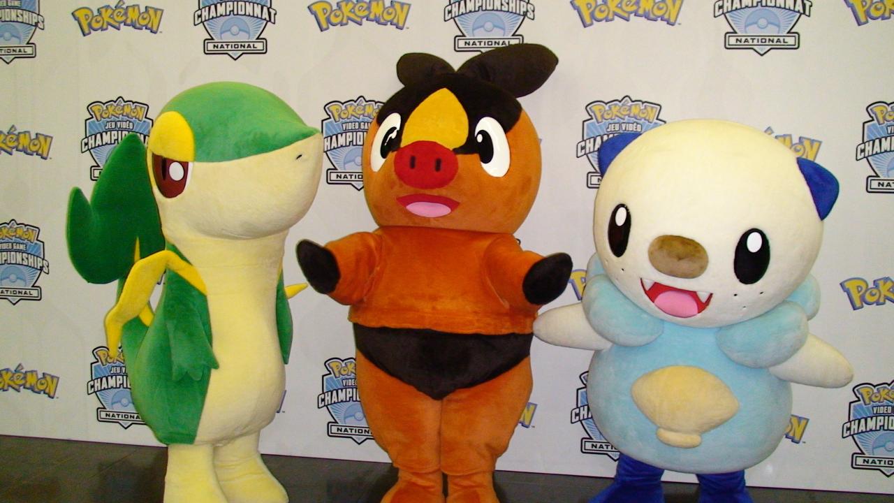 [05/04/2012] Auch die drei Starter-Pokémon der aktuellen Generation waren dabei.