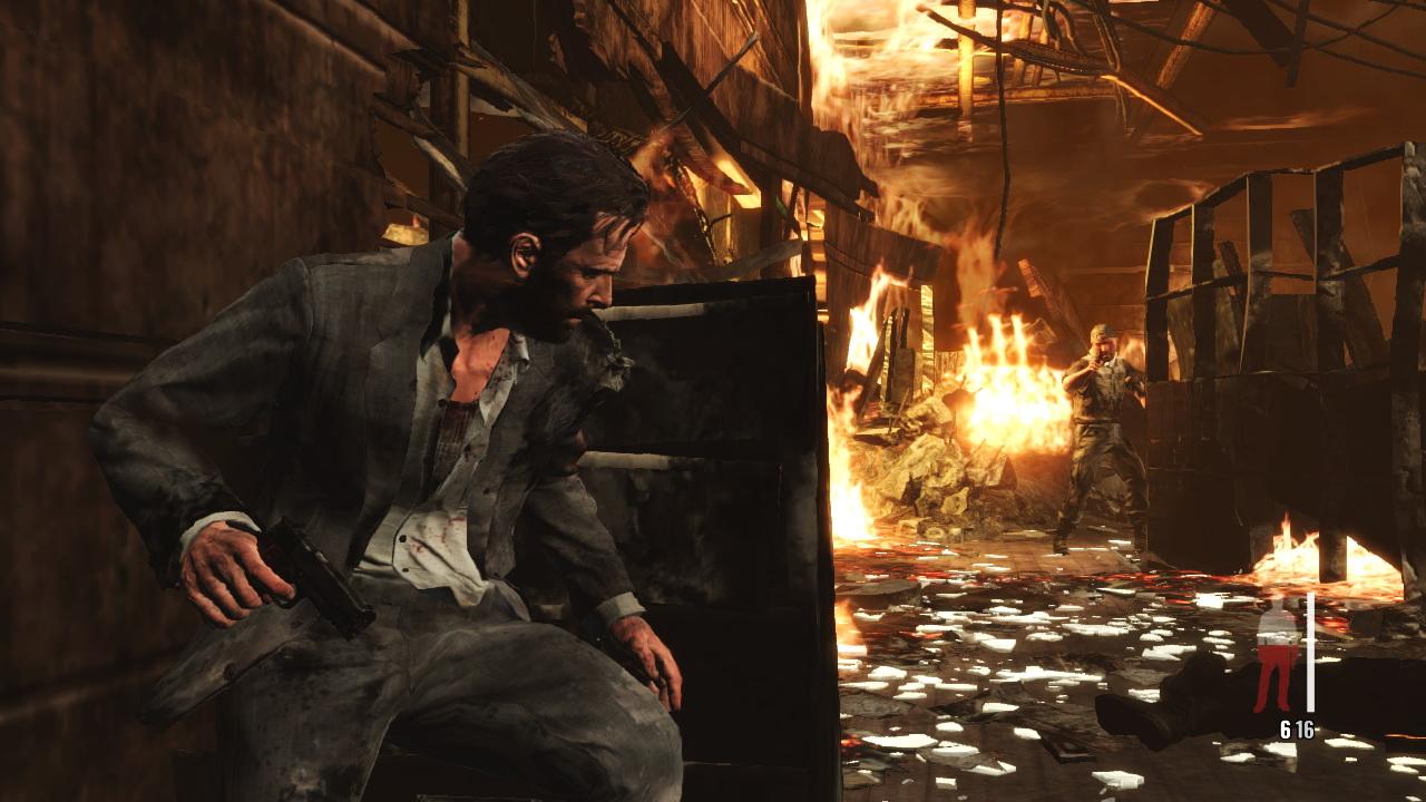 [14/05/2012] Ungewohnt für Max Payne-Fans: Nur wer in Deckung geht und die Bullet Time klug einsetzt, wird mit den aggressiven Feinden fertig.