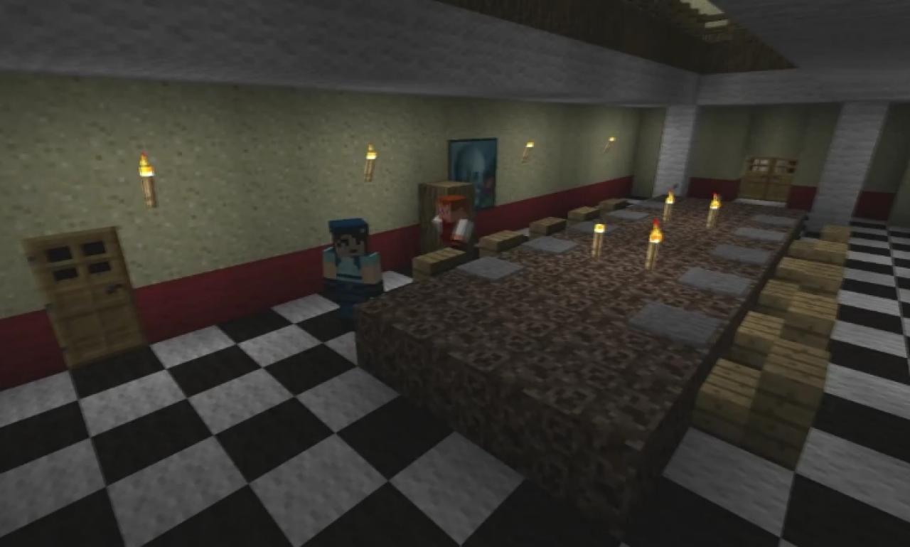 [09/05/2012] Resident Evil in Minecraft - Die Herrenhaus-Szene aus dem ersten Resident Evil-Spiel begeistert im Minecraft-Stil. Das Gruselhaus sieht wirklich täuschend echt aus.