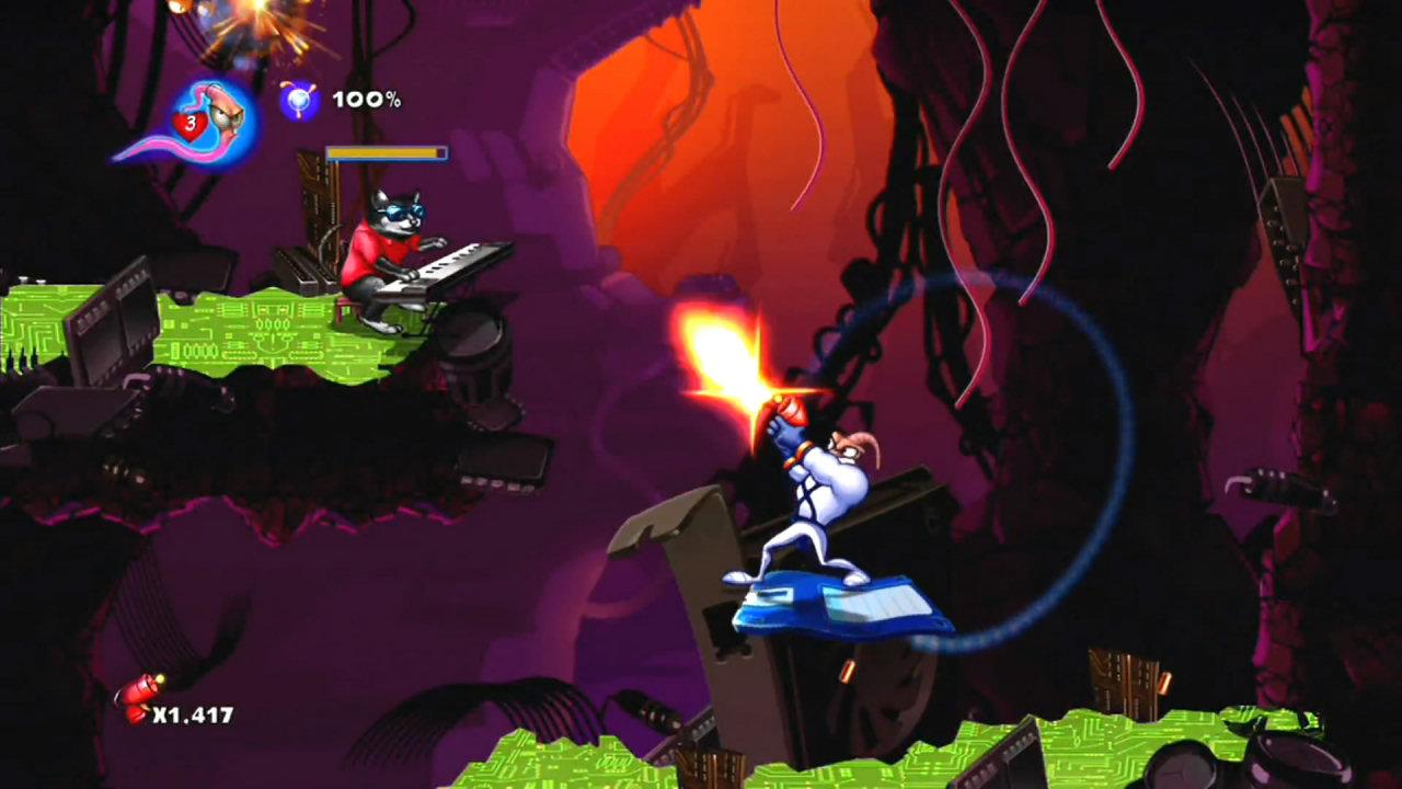 [26/06/2012] Earthworm Jim - In HD spielt ihr mit Earthworm Jim auch auf PS3 und Xbox 360. Bereits auf SNES und Mega Drive war der Regenwurm Kult.