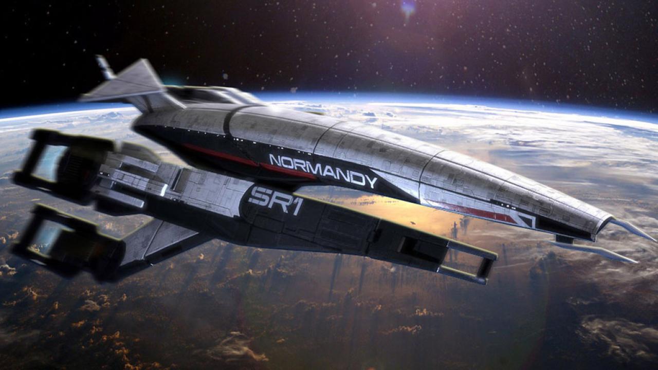 [18/06/2012] Normandy (Mass Effect-Reihe) - Das Flagschiff der Allianz ist der ganze Stolz der Menschheit und wurde über die Jahre immer wieder ausgebaut und mit neuen Features versehen. Befehlshabender Offizier ist Commander Shepard, der Held aus der Mass Effect-Reihe.