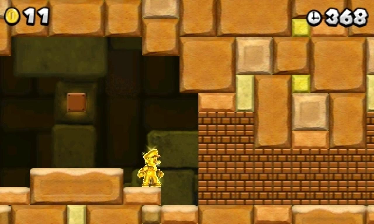 [09/07/2012] New Super Mario Bros. 2 im Test für Nintendo 3DS: Als Gold-Mario ist kein Hindernis unüberwindbar!