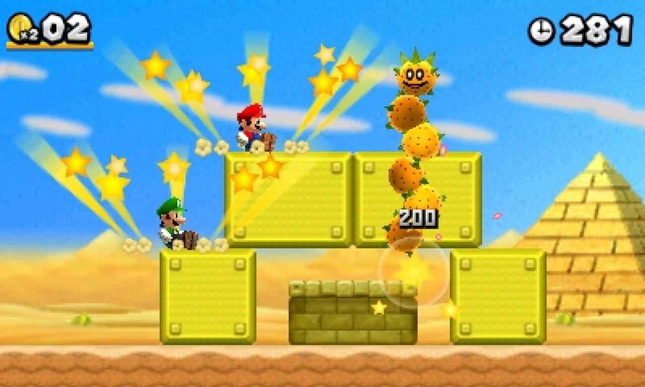 [09/07/2012] New Super Mario Bros. 2 im Test für Nintendo 3DS: Im Koopmodus für zwei Spieler benötigt jeder Zocker ein eigenes 3DS-Modul.