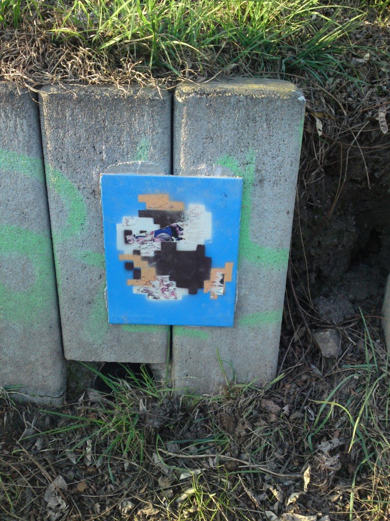 [25/09/2012] Super Mario auf dem Radweg des Leipziger Karl-Heine-Kanals (10)
