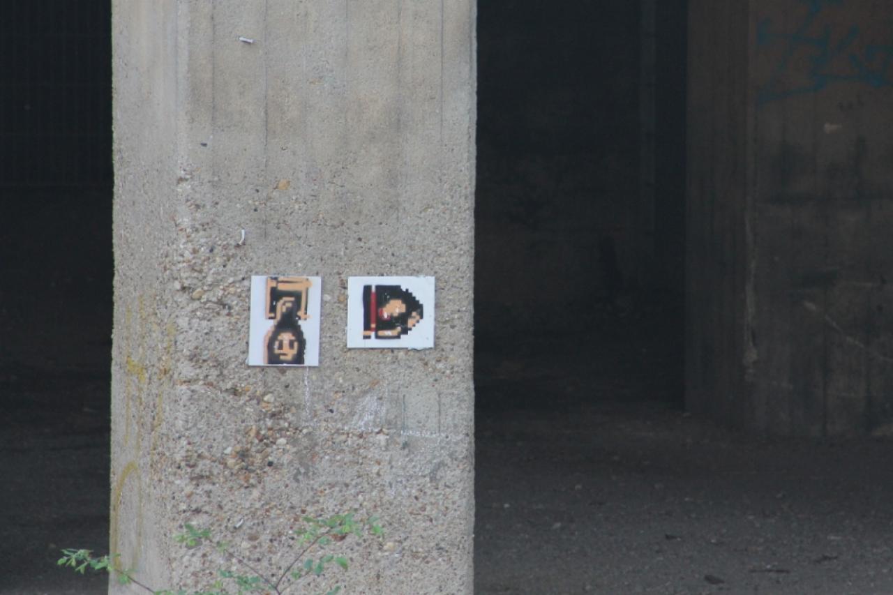 [25/09/2012] Super Mario auf dem Radweg des Leipziger Karl-Heine-Kanals (13)