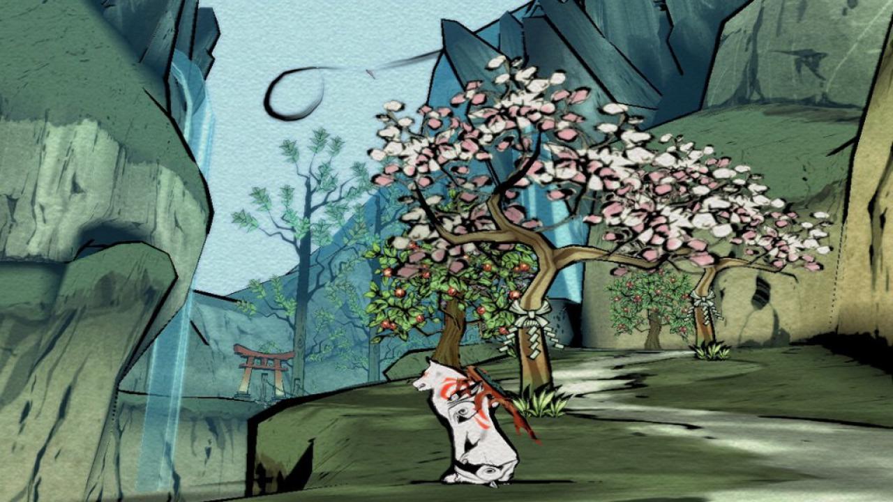[17/09/2012] In Gestalt einer weißen Wölfin macht sich die japanische Sonnengöttin Amaterasu in Okami zur Rettung der Welt auf. Der malerische Grafikstil ist auch heute noch sehr schön anzusehen.