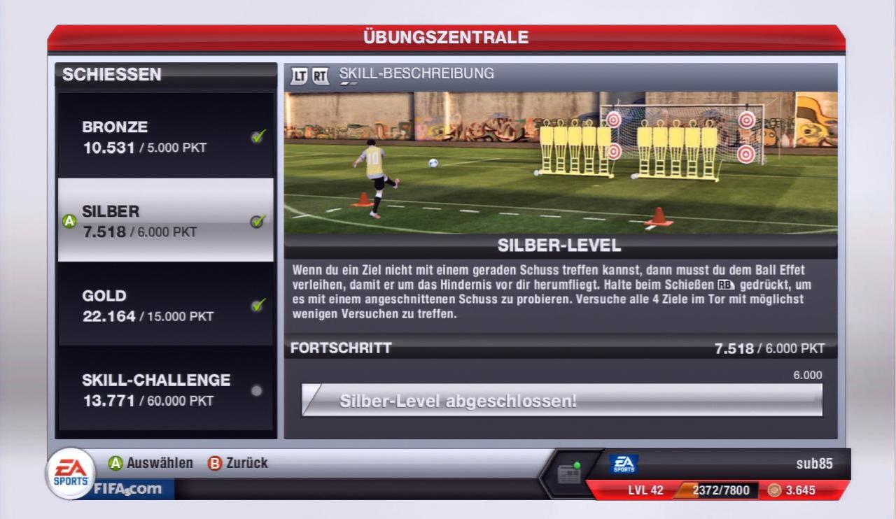 [02/10/2012] FIFA 13 Tipps: Skill Games - So schaltet ihr FSC-Punkte frei.
