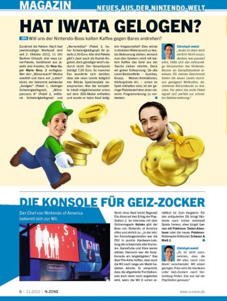 [12/10/2012] ... und kritisch-amüsante News!