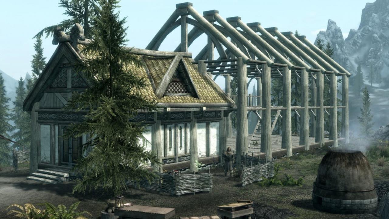 [05/10/2012] Skyrim - Hearthfire - In den eigenen vier Wänden in The Elder Scrolls 5 erholt ihr euch von euren Beutezügen und lagert gefundene Gegenstände in Truhen oder Vitrinen ein.