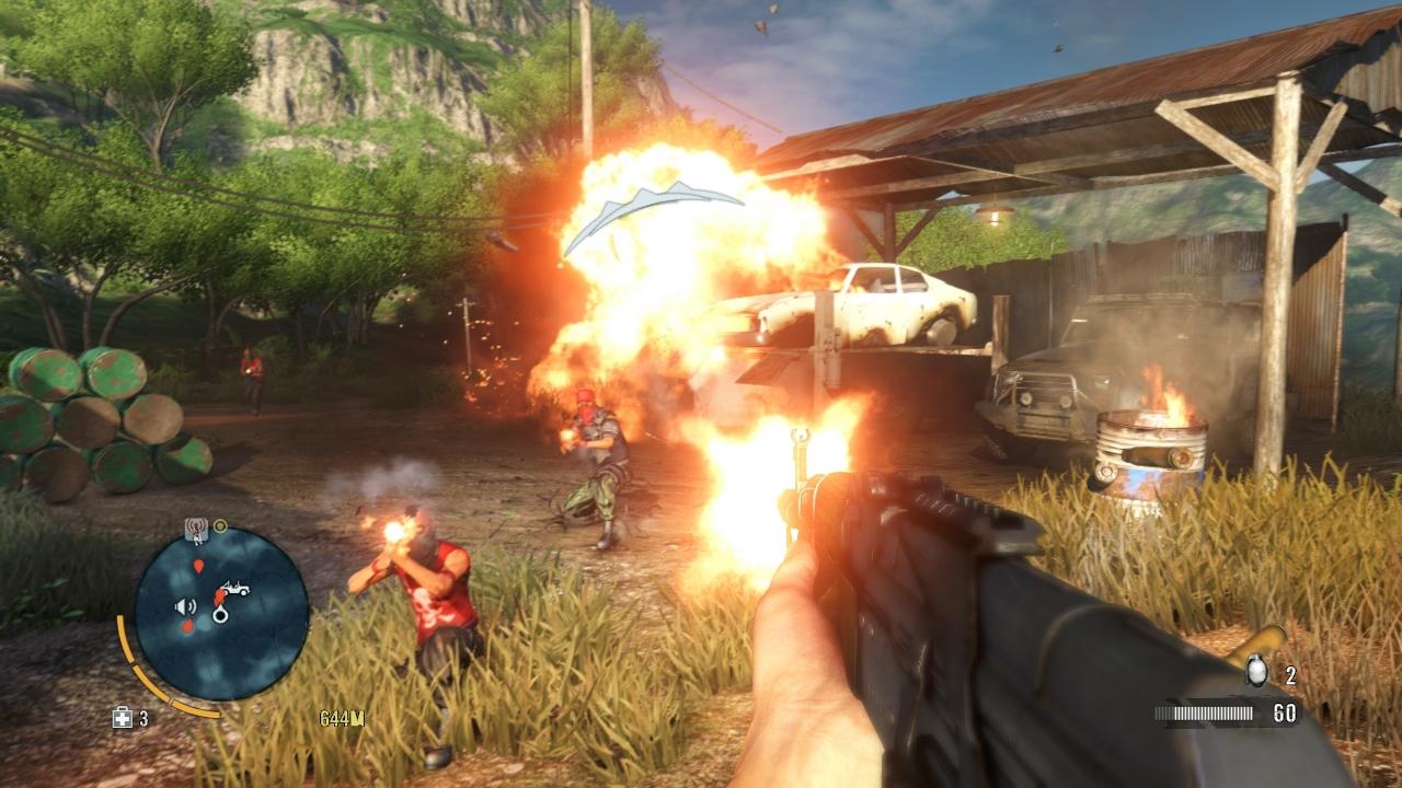 [21/11/2012] Als Ego-Shooter überzeugt Far Cry 3 in seiner wichtigsten Disziplin: Die Feuergefechte sind schneller, explosiver, taktischer und einfach spaßiger als in den beiden (sehr guten) Vorgängern.
