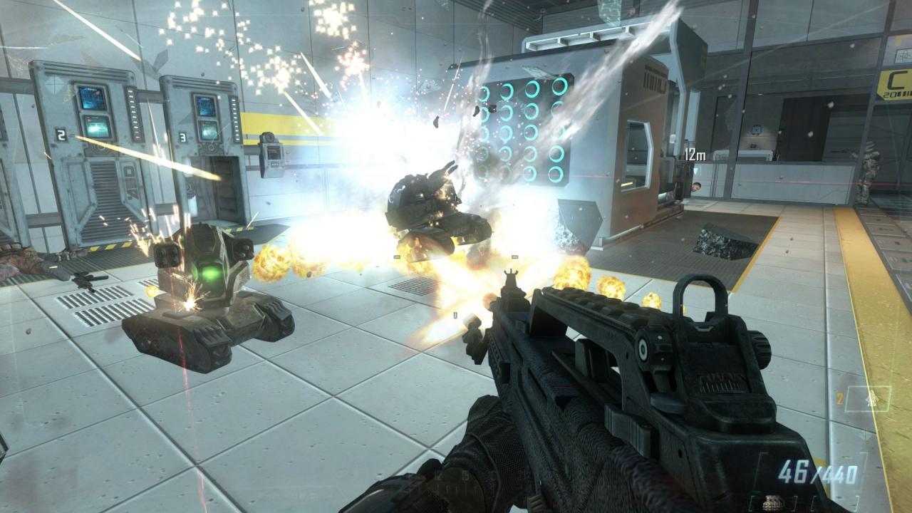 [14/11/2012] Die PC-Version von Black Ops 2 im Test: Selbst im Gefecht kommt die Optik oft seltsam blass daher. Beim Ballern fällt das aber nur selten bewusst auf. (Das Bild zeigt die PC-Version). (3)