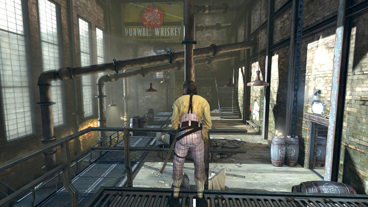 [08/11/2012] Dishonored - Held Corvo schleicht sich durch eine coole Steampunk-Welt.