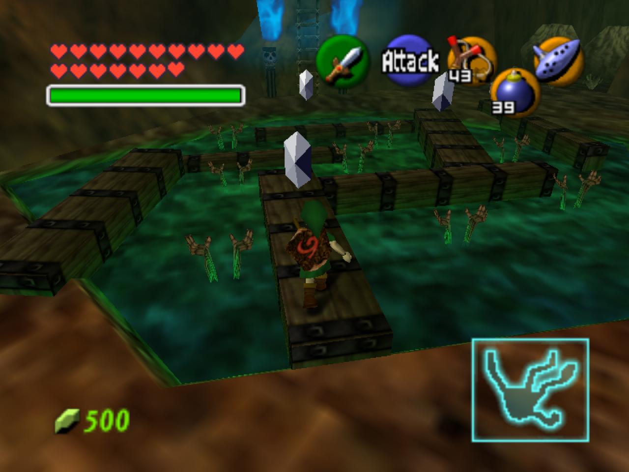 [27/11/2012] Zelda: Ocarina of Time - In Ocarina of Time finden sich ebenfalls viel Abwasserkanal-Levels oder zumindest Levels, die sich so anfühlen.