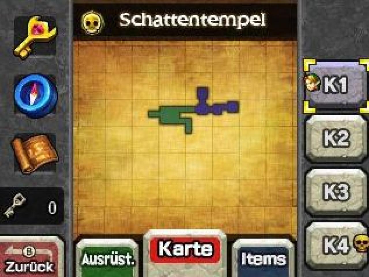 [03/12/2012] Wieviele Fackeln brennen im dunkelgrün markierten Raum (siehe Karte oben) des Schattentempels in Ocarina of Time Master Quest?
