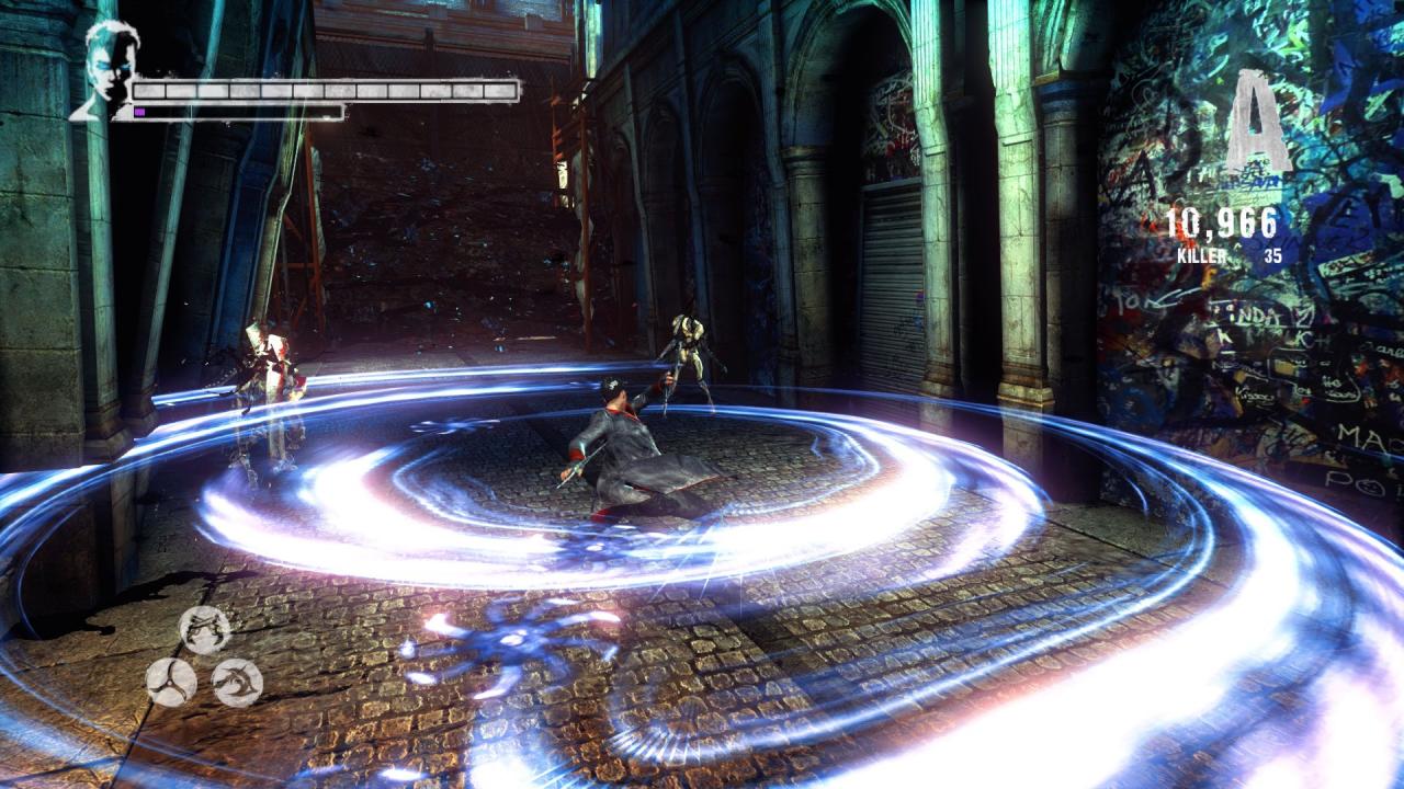 [11/01/2013] Die Engelssicheln erhaltet ihr erst spät im Spiel. Ihr seid in DmC: Devil May Cry aber so stark, dass ihr im Kampf gegen viele Gegner die Sense kaum mehr benutzen werdet.