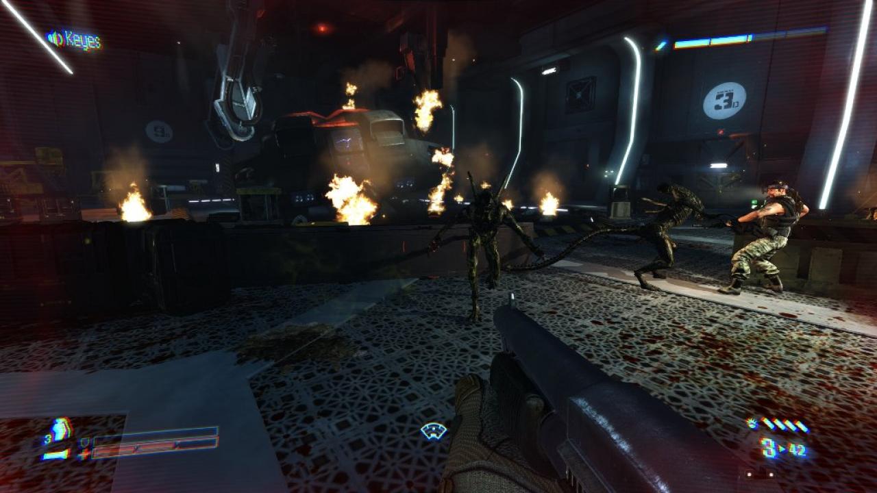 [11/02/2013] Aliens: Colonial Marines - Gelegentliche Aussetzer bei der Künstlichen Intelligenz trüben den Spielspaß. 