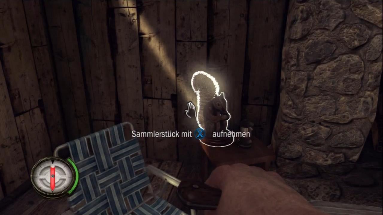 [13/05/2013] 16 ausgestopfte Eichhörnchen in The Walking Dead: Survival Instinct - Wobei man fast sagen könnte, dass die Suche nach den Viechern noch den meisten Spaß bereitet...