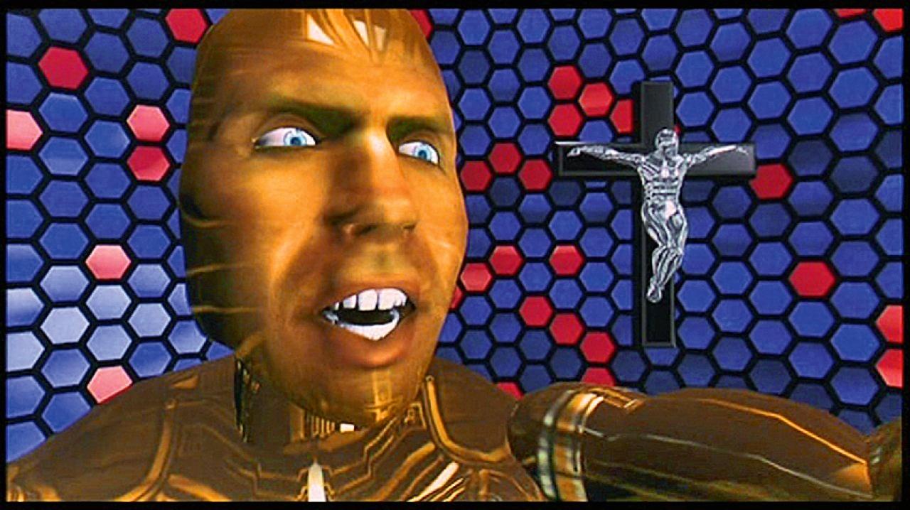 [05/06/2013] Die virtuelle Welt von Der Rasenmähermann - Oh, die guten alten 90er! In Der Rasenmähermann verwandelt sich der geistig zurückgebliebene Gärtner Jobe durch ein Virtual-Reality-Spiel zum gefährlichen Supergenie - ein sinisteres Militär- Experiment! Das ist Trash, aber sehenswert!