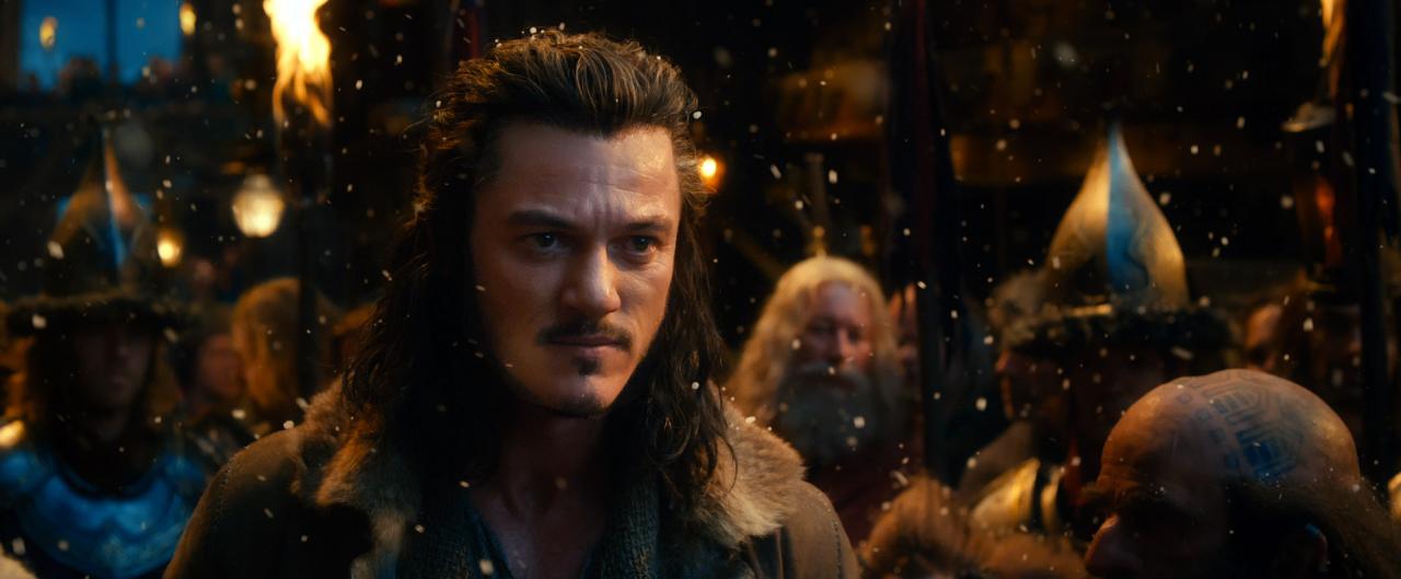 [12/06/2013] Luke Evans als Bard in der Seestadt.