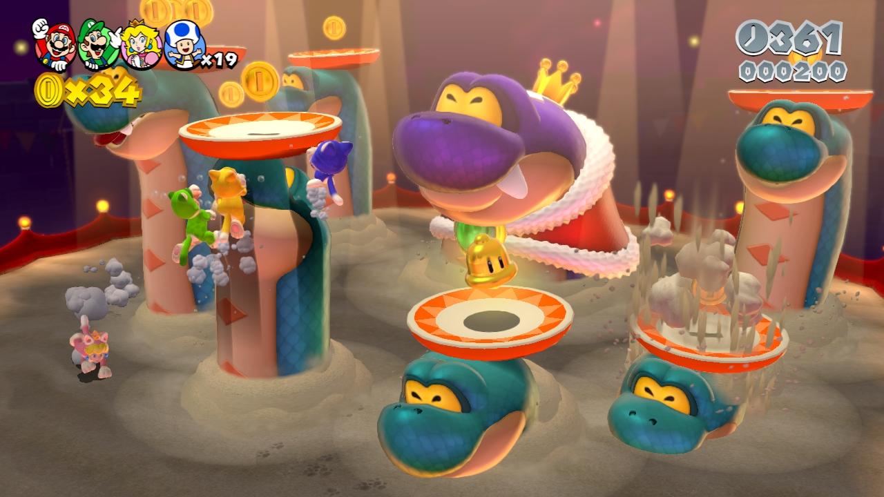 [12/06/2013] Super Mario 3D World - Auf der Wii U erscheint das neue Hüpfspiel Super Mario 3D World, angelehnt an den Nintendo 3DS-Ableger Super Mario 3D Land.