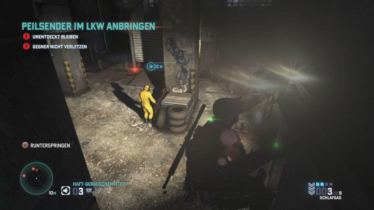 [14/08/2013] Splinter Cell: Blacklist im Test - In manchen Missionen bekommt ihr den Game-over-Bildschirm zu sehen, sobald Sam einen Alarm auslöst oder einen Gegner angreift. (PS3)