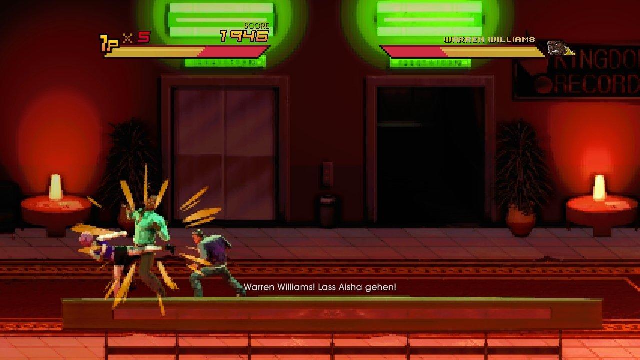 [14/08/2013] Saints Row 4 im Test: Im Spielverlauf wird Saints Row 4 auch mal kurz zum 2D-Prügelspiel. Toll, solche Überraschungen.