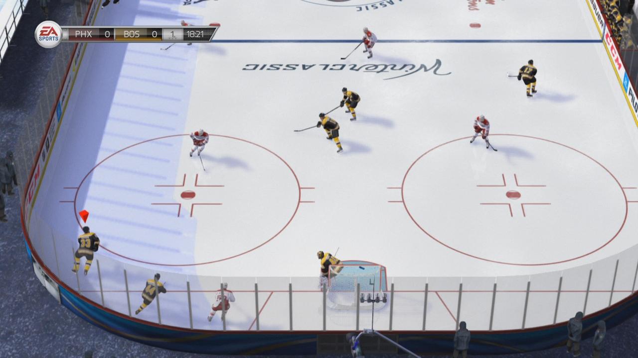 [29/08/2013] Auch das Winter Classic ist wieder mit dabei. Unter freiem Himmel Eishockey zu spielen, das hat was! (PS3)