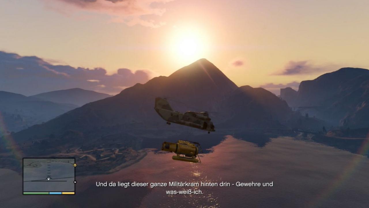 [17/09/2013] Sonnenuntergänge sind in GTA 5 ausnehmend hübsch; die Lichteffekte gehören zu den Stärken der Engine.