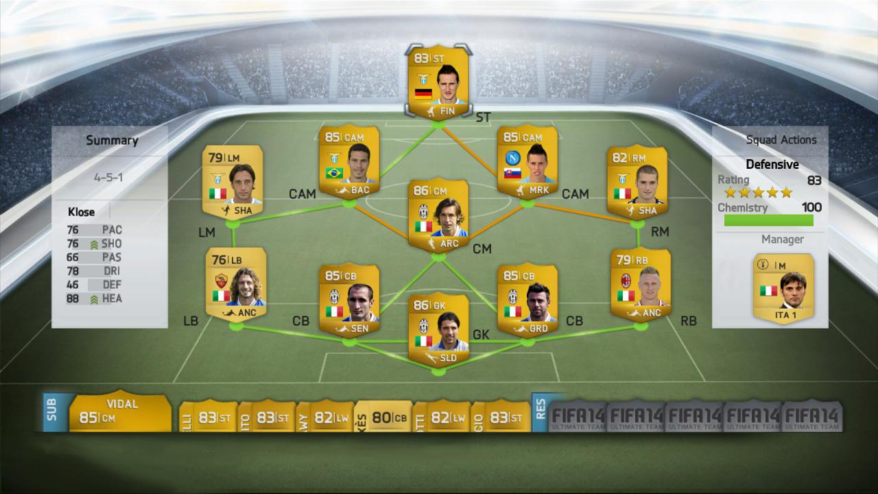 [26/09/2013] FIFA 14 - Offizielle Screenshots zum Ultimate Team zeigen Aufstellung, Attribute, Taktik und mehr (2)