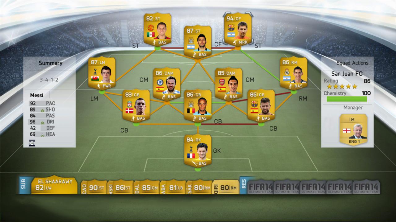 [26/09/2013] FIFA 14 - Offizielle Screenshots zum Ultimate Team zeigen Aufstellung, Attribute, Taktik und mehr (5)