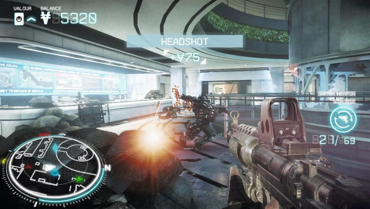 [03/09/2013] Spannend: Das Leveldesign ist zwar schlauchartig, führt euch aber ohne Unterlass von einem Action-Höhepunkt zum nächsten.