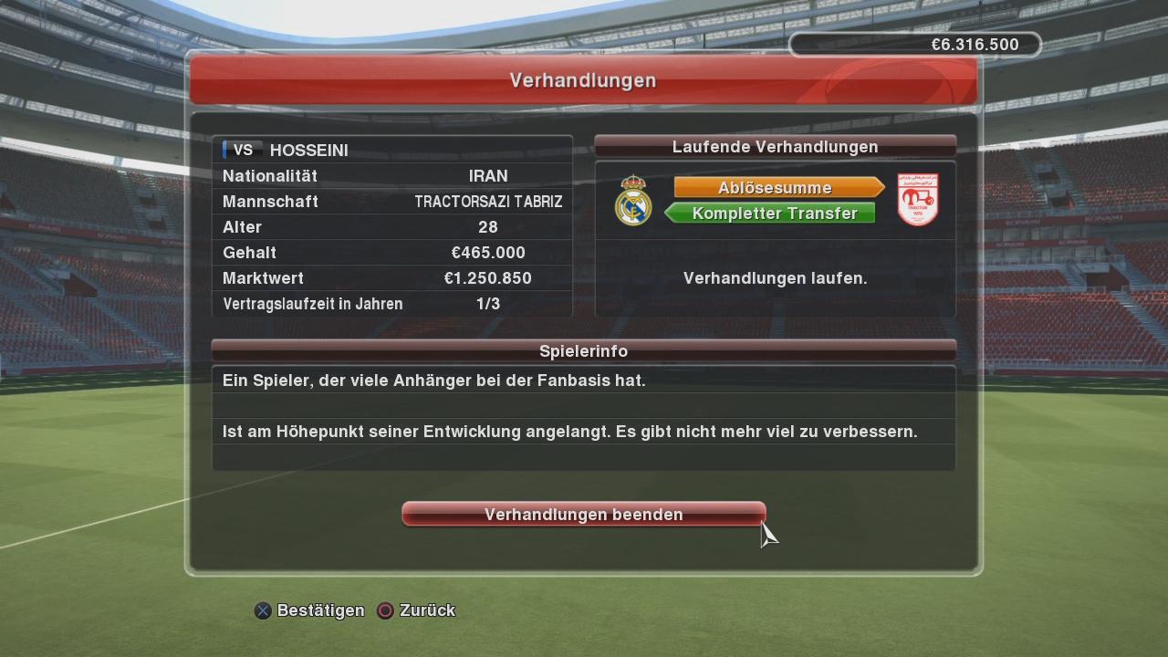 [18/09/2013] Der Meisterliga-Modus steckt euch on- wie offline wieder in die Haut eines Teamchefs. Spielertransfers, Training, Aufstellung und neuerdings auch Vereinswechsel und Nationalmannschaft stehen dann unter eurer Verantwortung - klasse. (PS3)