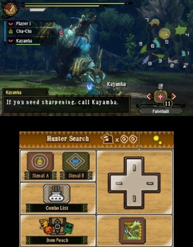 [06/09/2013] Screenshot aus Monster Hunter 3 Ultimate für Nintendo 3DS.