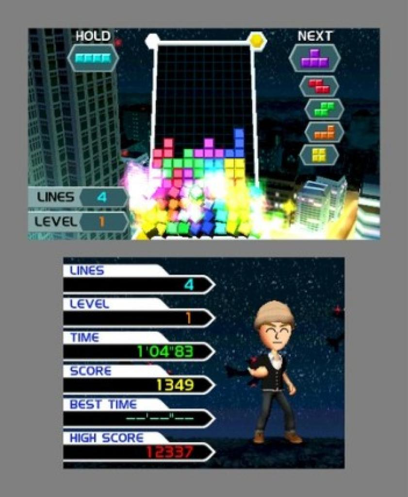 [06/09/2013] Screenshot aus Tetris für Nintendo 3DS.