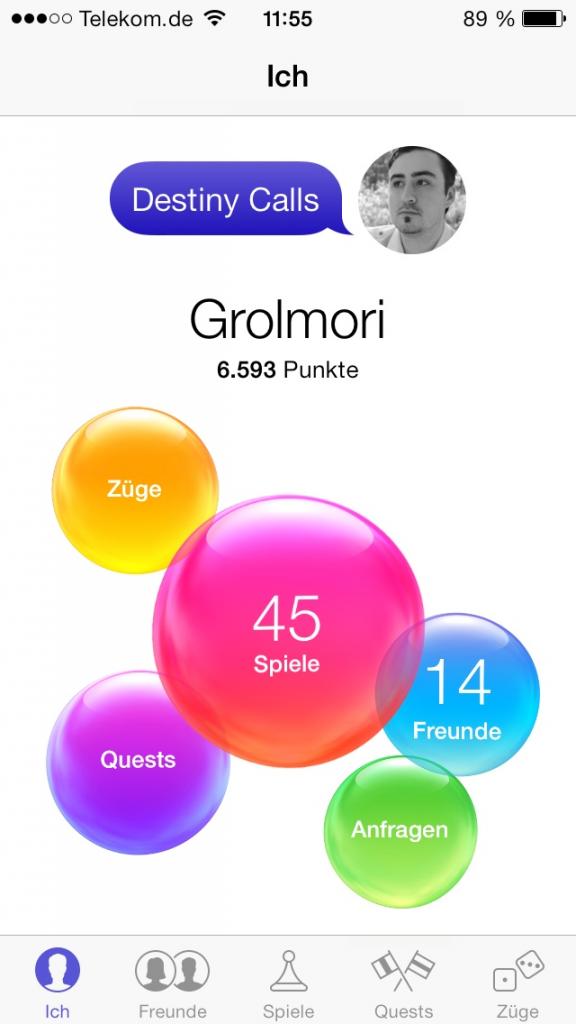 [20/09/2013] iOS7 im Test: Das Game Center erkennt man erst gar nicht wieder...