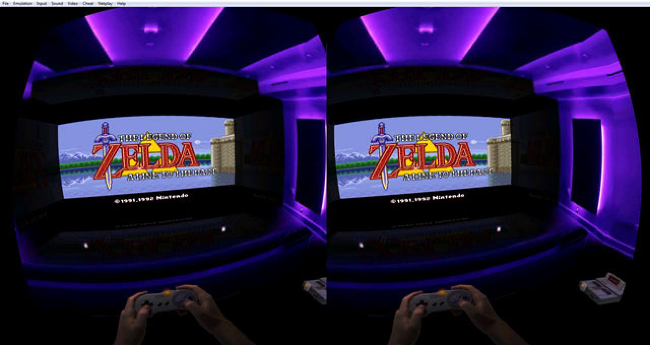[05/09/2013] Schon jetzt haben findige Entwickler Möglichkeiten gefunden, Emulatoren und externe Bildquellen in VR-Welten zu integrieren.