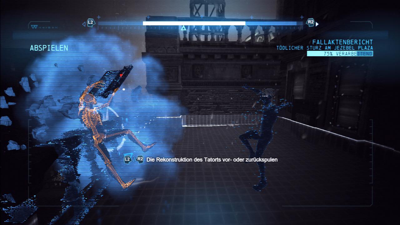 [24/10/2013] An Tatorten analysiert Batman das Verbrechen wie eine Art virtuellen, pausierbaren Film. Das sieht cool aus, verschleiert aber kaum die Tatsache, dass das spielerisch so seicht ausfällt wie in Arkham City.
