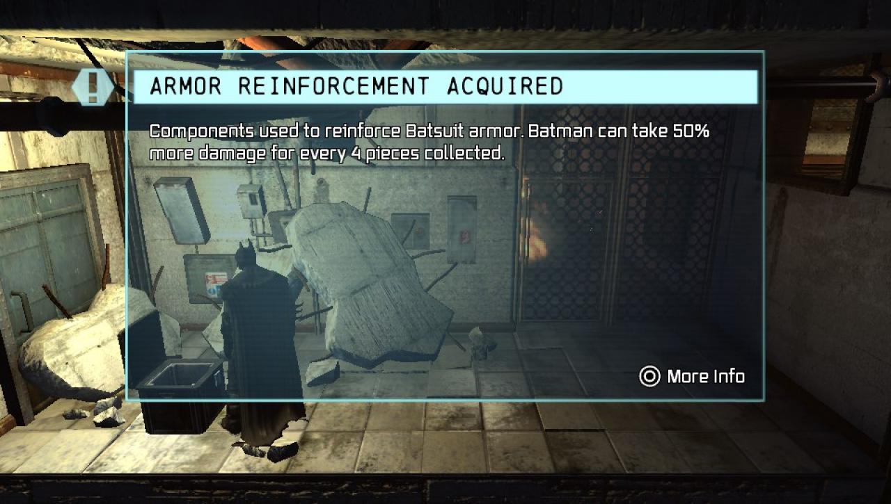 [28/10/2013] PS Vita: In diesen schmucklosen Kisten verbergen sich eine Handvoll Upgrades für Batmans Rüstung.